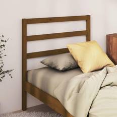 vidaXL Per Letto Miele 81x4x100 cm In Legno Massello Di Pino Testiera