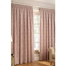 Linen Curtains Paoletti Embroidered Geometric Pencil