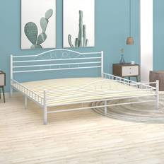 Beuken Bedframes vidaXL Lattenbodem met 17 Latten 120x200 cm