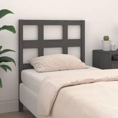 vidaXL grey, 95.5 Pine Bed Honey Headboard