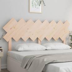 vidaXL Sengegærde 159,5 x 3 x 80,5 cm Massivt Fyrretræ Sengegavl