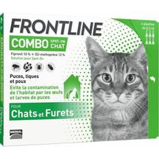 Frontline Katte Kæledyr Frontline Antiparasitære Combo 6 enheder