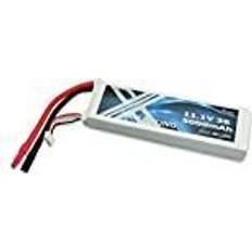 Lipo batteri 3s Amewi 28896 LiPo batteri 3S 11,1 V 5 000 mAh 40C mjukt fodral, 5 mm guldkontakt