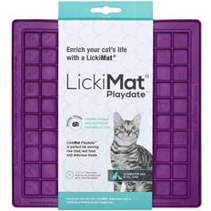 LickiMat Husdjur LickiMat Cat Playdate Purple 20X20Cm