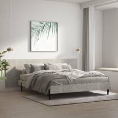 vidaXL 240x1,5x80 konstrueret betongrå Sengegavl 80cm