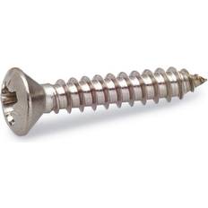 Fast Pladeskrue Med Undersænket Hoved Rustfri 5,5 x 25 mm 5,5 stk
