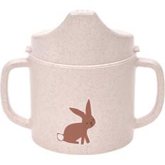 Roze Drinkbekers met tuit Lässig Laessig Cellulose Little Forest Rabbit Beker