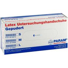 Haarentfernungsprodukte reduziert Param Einmal Latex gepudert L 100 St.