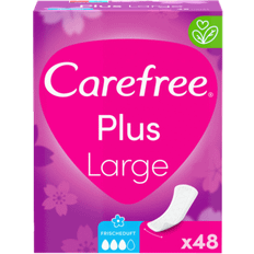 Pantiliners Carefree Plus Large Fresh Scent Toallitas íntimas 48 UD