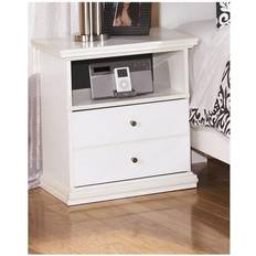 White Bedside Tables Ashley Furniture Bostwick Shoals Children Traditional Bedside Table