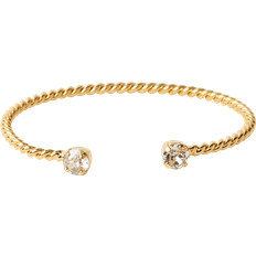 Caroline Svedbom Mini Twisted Bracelet - Gold/Transparent