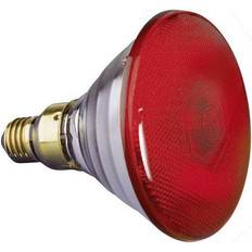 Røde Halogenpærer Par-38 FL rot Halogen 230 V E-27 80 W Red dimmable