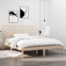Bed 160x200 vidaXL Bed Frame Solid
