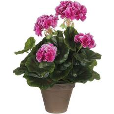 Mica Decorations Dekorativ PVC Geranium 11.5 x 33 cm Kunstig plante