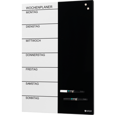 Schwarz Planungstafeln Naga Magnetic Steel Wochenplaner Deutsch