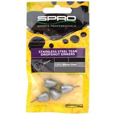 Spro Visaccessoires Spro Stainless Steel Dropshot Sinkers Matt Steel