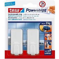 Tesa kroge TESA Powerstrips Kroge Large Oval Krom