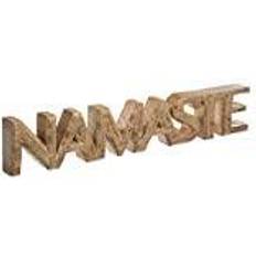 Figurines Atmosphera Namaste Decorative Madera De Mango 54 x 3.5 x 10 cm - Marron Figurine