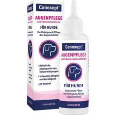 Canosept Dog Eye Drops 120ml cleaning the area the eyes