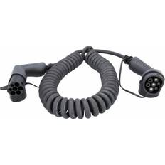 KS Tools Cable De Carga En Espiral Efuturo 7.4 kW 32 A 230 V Modo 3 5 Metros