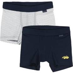 Schiesser Jungen Retroshorts 2er-Pack Basic Kids blau/weiß Gr