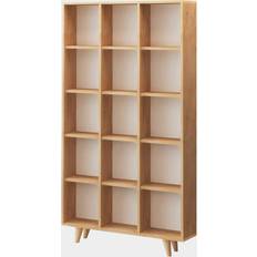 LOTO LIVING Estanterías LOTO LIVING Zipa 184 cm Decoración Roble Estantería de libros