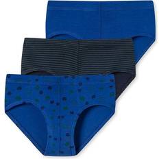 Blau Unterhosen Schiesser Jungen 3pack Slips Unterwäsche, Sortiert 2