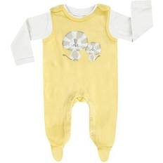 Bebé Otros Conjuntos Jacky Romper Set BASIC LINE - Amarillo Claro/Blanco