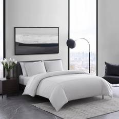 Vera Wang Simple Dot Duvet Cover Set, Queen Funda nórdica Gris