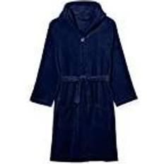 Girls Bath Robes Children's Clothing Playshoes Bademantel 340104 Dunkelblau