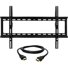 Wall mount for 70 inch tv Megamounts GMPF26N-HDMI-BNDL 32' 70'