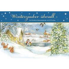 Winterzauber überall. Ein Windlicht-Adventskalender Weihnachtsschmuck