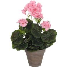 Mica Decorations Storkenæb H34m Rosa Kunstig plante
