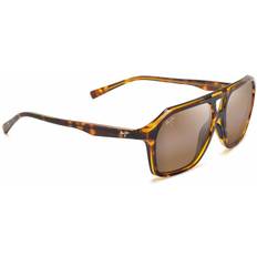 Maui Jim Aviator Sunglasses Wedges H880 - Havana/Brown