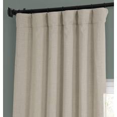 Exclusive Fabrics & Furnishings Half Price Drapes Faux Linen Textured Curtains 50W x 120L