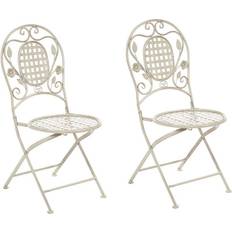 Garden & Outdoor Furniture Beliani Set of 2 Metal Garden