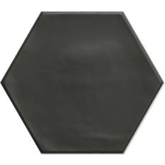 Hill Ceramic Heksagon Klinker Trinidad Sort Mat 15x17 cm