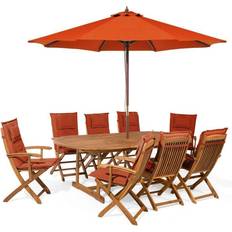 Beliani 8 Garden Patio Dining Set