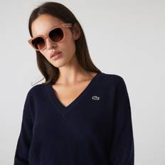 Lacoste Damen Bekleidung Lacoste Pullover blau Größe: