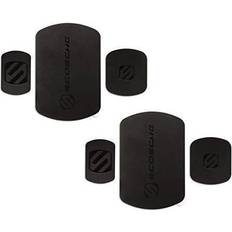 Scosche 2-Pack Black MagicPlateâ¢ Replacement Kit Black