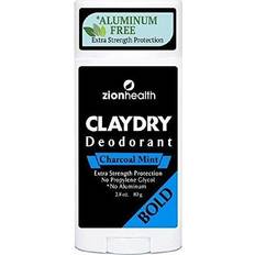 Aktivt kul Deodoranter Zion Health ClayDry Natural Deodorant- Charcoal Mint