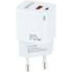 Usb pd usb Tooq Cargador de Pared USB-C/PD USB-A/QC 20W, Blanco