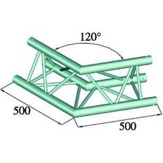 Wand Lautsprecherständer AluTruss TRILOCK 6082AC-22 3-Punkt-Traverse