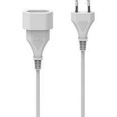 Euro extension Hama Extension Cable Euro Plug White 3.0m