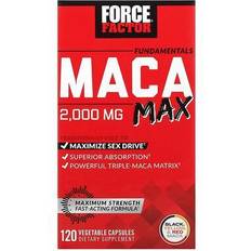 Force Factor Fundamentals, Maca Max, 500 mg 120 st