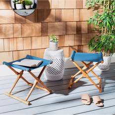 Blue Outdoor Stools Safavieh Outdoor Breanne Petite Stool