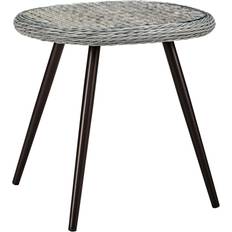 Gray Outdoor Side Tables modway Endeavor Outdoor Side Table