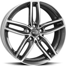 19" - 5/112 - 8" Autofelgen Brock RC29 Himalaya Grey Vollpoliert 8.0Jx19 5x112 ET39