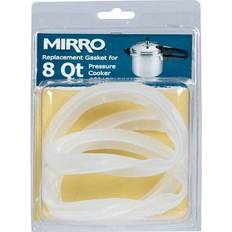 White Pressure Cookers Mirro Rubber Pressure Gasket 8 qt. 2 3.8 - Black 2