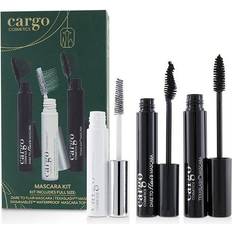 Cargo Mascara Kit: 1x Dare To Flair Mascara 1x Texalash Mascara 1x Swimmables Waterproof Mascara Topcoat 3pcs